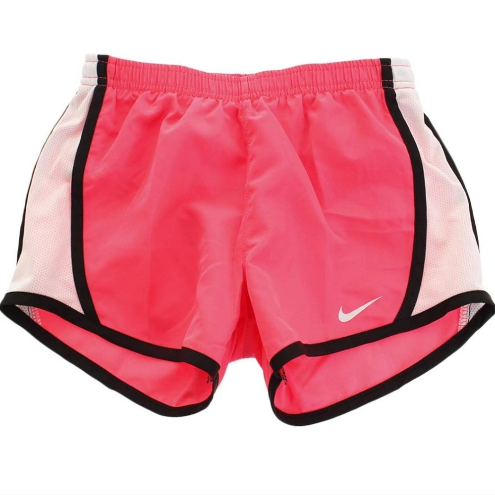 NWT Nike Girl's Dri-FIT™ Woven Short (Toddler/Little Kids) Racer Pink/Black